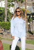 Star Detail Striped Shirt - Blue/White / F/S image