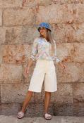 Baggy Bermuda Shorts - Cream / 8 image