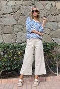 Ruby Wide Leg Jeans - Beige / 16 image