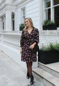 Ranael Wrap Midi Dress - Chocolate / 10 image