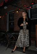 Leo Print Wrap Dress - Leopard / 10 image