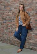 Lolah Joy Barrel jeans - Mid Flowy Blue / 42S image
