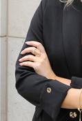 Abstract Design Ring - Gold / S/M image