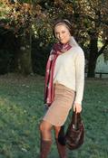 Teddy Bear Scarf - Bordeaux / F/S