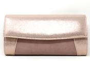 Metallic Wrap Clutch Bag - Pink / F/S image