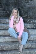 Soft Boucle Check Scarf - Rose / F/S