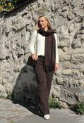 Cashmere Blend Scarf - Coffee / F/S image