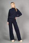 Knit Relaxed Fit Trouser - Navy / 12 image