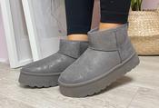 Shimmer Slip On Ankle Boot - Grey / 37 image