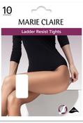Ladder Resist Tights In 10 Denier - Natural / L image
