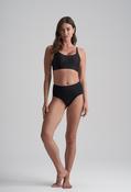 Invisible Mid Waist Brief - Black / S image