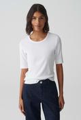 Sustafa Ribbed Top - White / 44 image