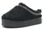 Faux Fur Slip On Boots - Black / 39 image