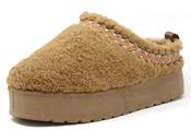 Faux Fur Slip On Boots - Camel / 37 image