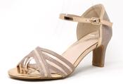 Ribbon Glitz Heel - Gold / 36