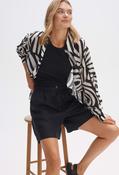 Marilla Wide Linen Shorts - Black / 38 image