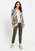 Open Front Knit Cardigan - Khaki / 40