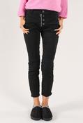 Crinkle Jeans - Black / XS image