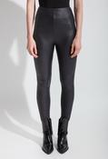 Textured Leather Legging - Black / S image