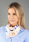 Chain Print Neck Scarf - Beige / F/S image