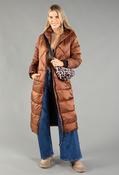 Shine Padded Coat - Brown / 2XL image