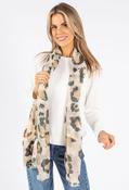 Print Scarf - Brown / F/S image