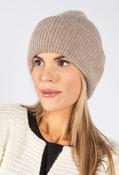 Ribbed Knit Beanie - Taupe / F/S image