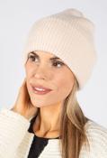 Ribbed Knit Beanie - Beige / F/S image