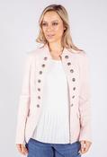 Military Look Jacket - Light Pink / 2XL
