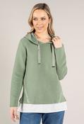 Two in One Ribbed Pullover - Khaki / 14 image