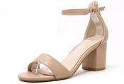 Block Heel - Beige / 36 image