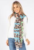 Bold Leopard Print Scarf image