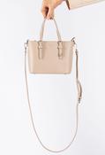 Structured Cross Body Bucket Bag - Taupe / F/S image