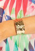 Mini Statement Gold Cuff - Gold / F/S