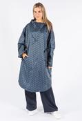 Functional Rain Poncho - Navy Print / F/S image