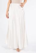Satin Feel Maxi Skirt - Beige / F/S image