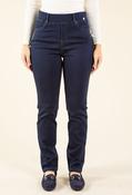 Angelika Thermo Pull On Jeans - Blue Black / 36 image