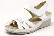 Comfort Cross Strap Sandal - White / 41 image
