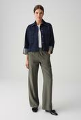 Hollice Loose Denim Jacket - Rinsed Blue / 40 image