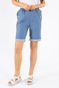 Pull On Bermuda Shorts - Denim / 24 image