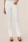 "Ab"solution® Itty Bitty Bootcut White Jeans - White / 8 image