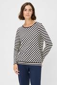 Striped Long Sleeve Top - Navy / 36 image