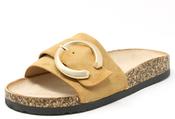 Soft Gold Buckle Slides - Camel / 39 image