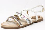 Colour Stud Sandal - White / 37 image