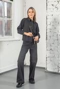 Miva Modern Palazzo Jeans - Grey / 44L image