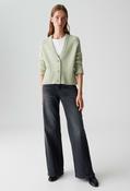 Dassi Alpaca Wool Cardigan - Soft Matcha / 40 image