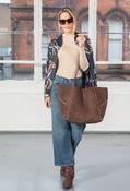 Somanzi Slim Long Sleeve Top - Macadamia / 40 image