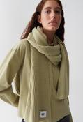 Amantico Knitted Scarf - Soft Matcha / One image