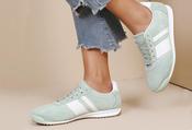 Suedette Trainer - Green / 38 image