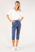 Pull-On Linen Capris - Denim / 24 image